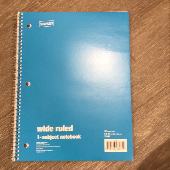 Spiral notebook bundle graph ruled wide ruled - Picture 3 of 5